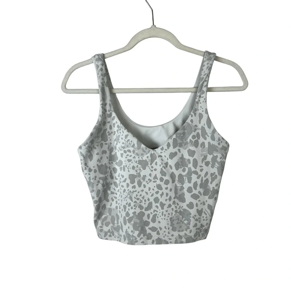 Lululemon Align Tank Top Cheetah Camo Antique White Multi